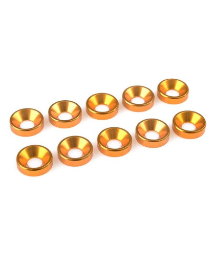 TEAM CORALLY - ALUMINIUM WASHE R - FOR M5 FLAT HEAD SCREWS - - C-3122