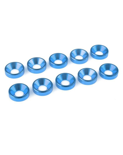 Rondelle alu FHC M5 - Bleu - 10 pcs - CORALLY - C-31224