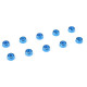 Rondelle alu CHC M2 - Bleu - 10 pcs - CORALLY - C-31254