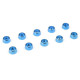 Rondelle alu CHC M2.5 - Bleu - 10 pcs - CORALLY - C-31264