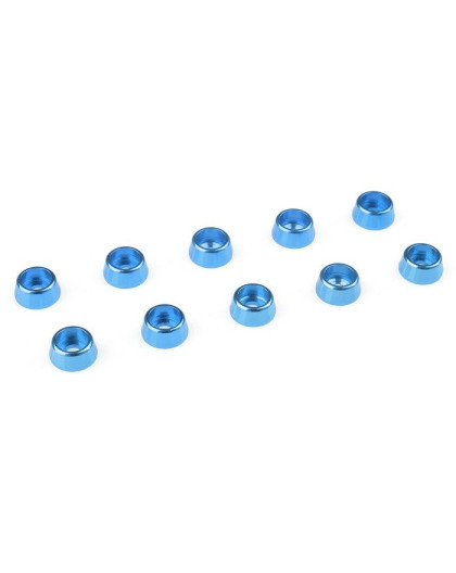 Rondelle alu CHC M2.5 - Bleu - 10 pcs - CORALLY - C-31264