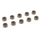Rondelle alu CHC M3 - Gris - 10 pcs - CORALLY - C-31273