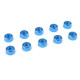 Rondelle alu CHC M3 - Bleu - 10 pcs - CORALLY - C-31274
