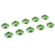Rondelle alu BHC M3 - Vert - 10 pcs - CORALLY - C-31301