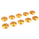Rondelle alu BHC M3 15mm - Or - 10 pcs - CORALLY - C-31310