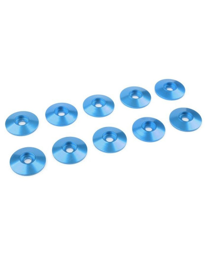 Rondelle alu BHC M3 15mm - Bleu - 10 pcs - CORALLY - C-31314