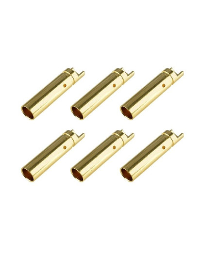 TEAM CORALLY - BULLIT CONNECTO R 4.0MM - FEMALE - GOLD PLATED - C-501