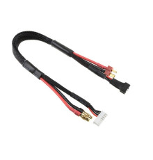 TEAM CORALLY - CHARGE/BALANCE LEAD - T-PLUG 3S - CHARGER 6S - C-50282