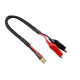 Câble 4mmGold - Pince Croco 14AWG 30cm - CORALLY - C-50250