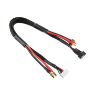 TEAM CORALLY - CHARGE/BALANCE LEAD - T-PLUG 4S - CHARGER 6S - C-50283