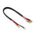 TEAM CORALLY - CHARGE/BALANCE LEAD - 4MM BULLIT CONNECTOR 2S - C-5028