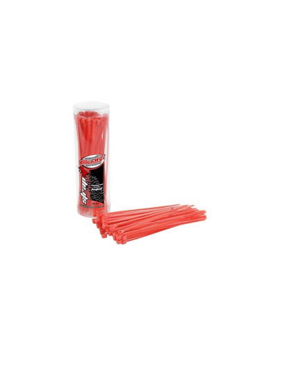 Collier rilsan Rouge 2.5x100mm - 50 pcs - CORALLY - C-50500