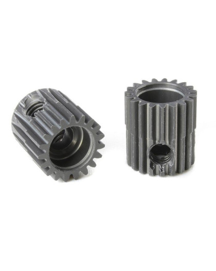 TEAM CORALLY - 64 DP PINION - SHORT - HARD ANODISED AL7075 - - C-7031
