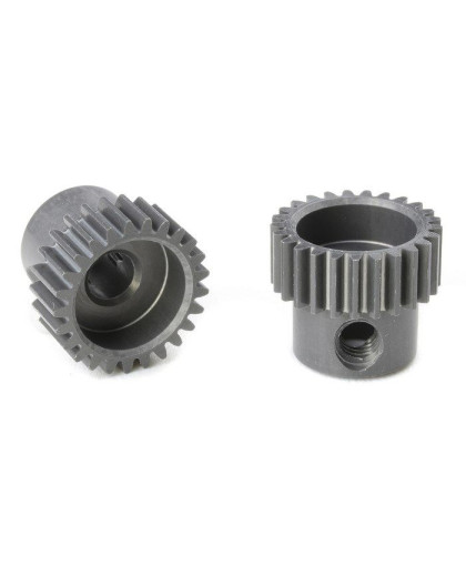 TEAM CORALLY - 64 DP PINION - SHORT - HARD ANODISED AL7075 - - C-7032