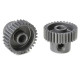 TEAM CORALLY - 64 DP PINION - SHORT - HARD ANODISED AL7075 - - C-7033
