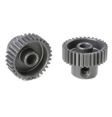 TEAM CORALLY - 64 DP PINION - SHORT - HARD ANODISED AL7075 - - C-7033