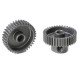 TEAM CORALLY - 64 DP PINION - SHORT - HARD ANODISED AL7075 - - C-7033