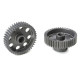 TEAM CORALLY - 64 DP PINION - SHORT - HARD ANODISED AL7075 - - C-7034