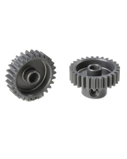 TEAM CORALLY - 48 DP PINION - SHORT - HARD ANODISED AL7075 - - C-7042