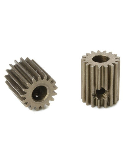 TEAM CORALLY - 64 DP PINION - SHORT - HARDENED STEEL - 17 TE - C-7131