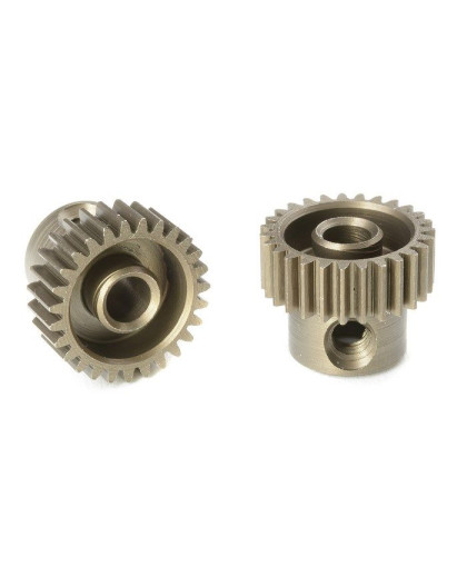 TEAM CORALLY - 64 DP PINION - SHORT - HARDENED STEEL - 27 TE - C-7132