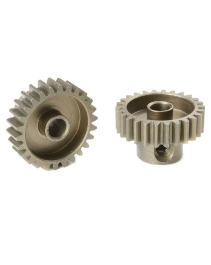 TEAM CORALLY - 48 DP PINION - SHORT - HARDENED STEEL - 26 TE - C-7142