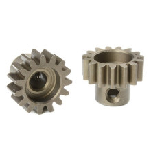 TEAM CORALLY - M1.0 PINION - S HORT - HARDENED STEEL - 15 TEE - C-727