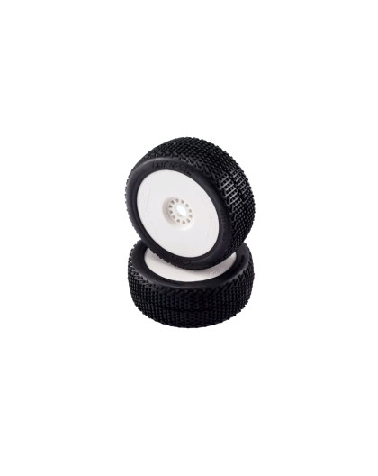 Pair Of Tyres Roma Clay Mounted - HOT RACE - 001-0253