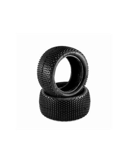 Pair Of 1/10 Tyres Bangkok Supersoft Rear - HOT RACE - 003-0011