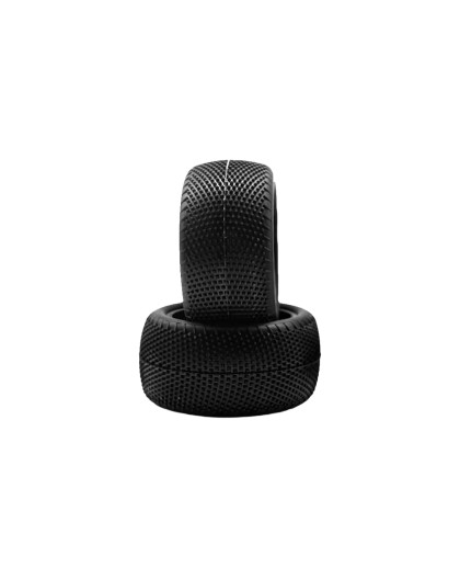 Pair Of 1/10 Tyres V2 Carpet 4Wd/2Wd Rear Soft - HOT RACE - 003-0651