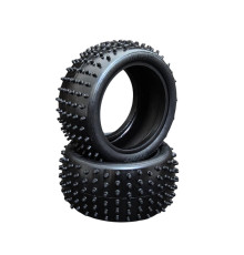 Pair Of 1/10 Tyres V1 Astro 4Wd/2Wd Rear Medium - HOT RACE - 003-0721