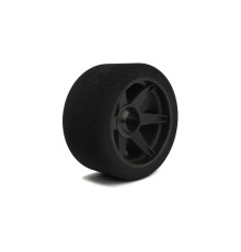 Pair Of Front Tyres 1/8 69mm Shore 32 Carbon - HOT RACE - 004-0131-69
