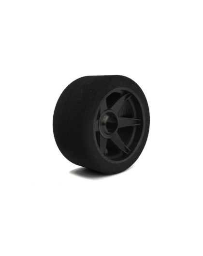 Pair Of Front Tyres 1/8 69mm Shore 32 Carbon - HOT RACE - 004-0131-69