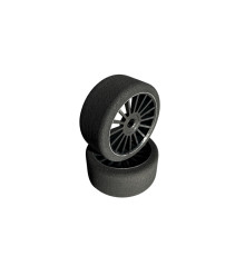Pair Of Gt Foam Tyres Shore 40 - HOT RACE - 004-3000