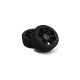 Pair Of Front Tyres 1/10 Shore 35 On Carbon Rims -HOT RACE -005-0131