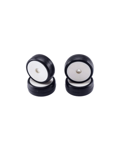 Set Of Rubber Tyres 1/10 Shore 36 For Carpet - HOT RACE - 008-0021