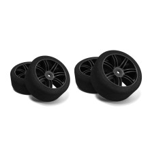 10 Sets Of Tyres 1/10 Carbon R40 + F37 - HOT RACE - 10CR40F37-10