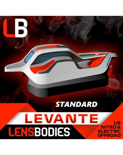 1/8 Offroad Body Levante Standard Weight - HOT RACE - LB08LVT-S