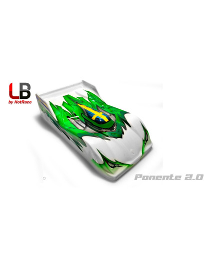 1/12 Onroad Body Ponente 2.0 Ultra Light - HOT RACE - LB12PNT2.0-UL