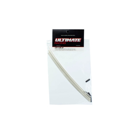 White Receiver Antenna With Cap (5U) - ULTIMATE - UR1135-W