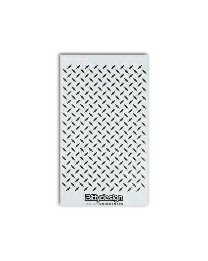 Vinyl Stencil - Diamond Plate - BITTYDESIGN - BDSTC-019