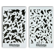 Vinyl Stencil - Camo Artic (A + B) - BITTYDESIGN - BDSTC-018