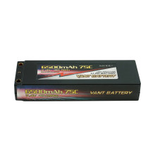 Accu Lipo 7.4V 75C 6500mah 2S Stick PK4 - VANT - V0205