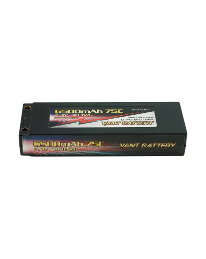 Accu Lipo 7.4V 75C 6500mah 2S Stick PK4 - VANT - V0205