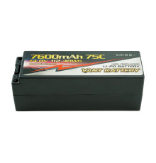 Lipo battery 14.8V 75C 7600mah 4S Stick PK5 - VANT - V0402