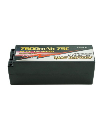 Accu Lipo 14.8V 75C 7600mah 4S Stick PK5 - VANT - V0402