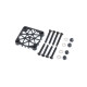 Aluminium Safety Mesh For 30mm Fan - Black - NOSRAM - 901980