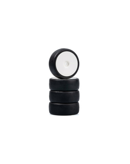 Vtec G36 Pre-Glued Tc-Asphalt Wheels (4Pcs) - NOSRAM - 95041