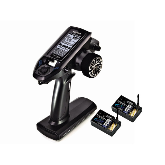 Radio Futaba 4PM PLUS + 2 x Récepteur R334SBS-E - FUTABA -01000074-C1