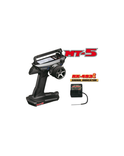 Radio Sanwa MT5 + Récepteur RX493i - SANWA - S101A32671A